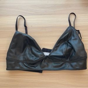 Leather Bralette
